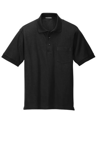 MEN'S BLENDED SILK TOUCH POCKET POLO image thumbnail
