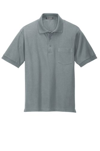 MEN'S BLENDED SILK TOUCH POCKET POLO image thumbnail