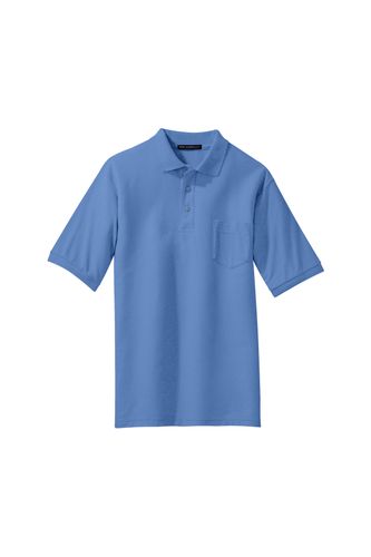 MEN'S BLENDED SILK TOUCH POCKET POLO image thumbnail
