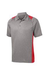 Image of MEN'S LIGHTWEIGHT VINTAGE HEATHER TWO-TONE POLO