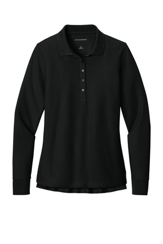 LADIES' PIQUE LONG-SLEEVE POLO image thumbnail