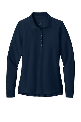 LADIES' PIQUE LONG-SLEEVE POLO image thumbnail
