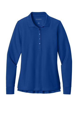 LADIES' PIQUE LONG-SLEEVE POLO image thumbnail