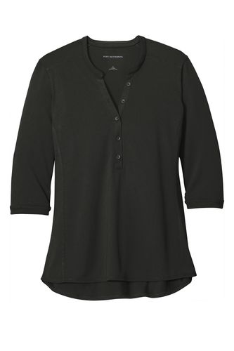 LADIES' UV PIQUE HENLEY image thumbnail