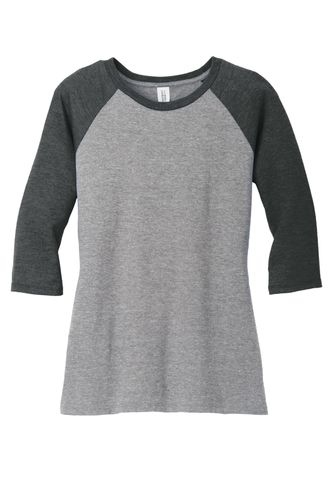 LADIES' 3/4-SLEEVE TRI-BLEND TEE image thumbnail