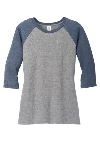 LADIES' 3/4-SLEEVE TRI-BLEND TEE image thumbnail