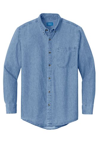 MEN'S LONG-SLEEVE DENIM SHIRT image thumbnail
