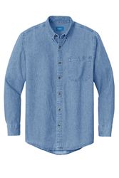 Image of MEN'S LONG-SLEEVE DENIM SHIRT