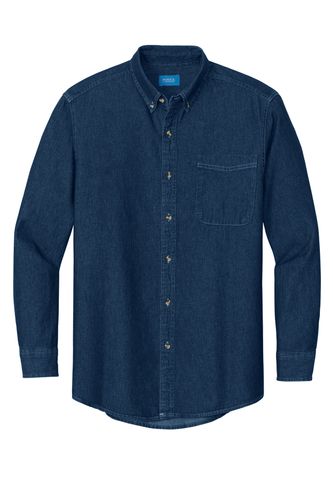 MEN'S LONG-SLEEVE DENIM SHIRT image thumbnail