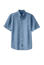 Image of MEN'S SHORT-SLEEVE DENIM SHIRT