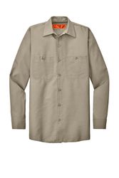Image of MEN'S RED KAP® LONG-SLEEVE WORK SHIRT