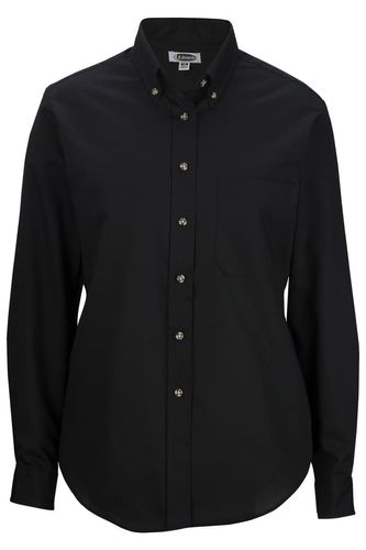 LADIES' LONG SLEEVE EASY CARE POPLIN SHIRT  image thumbnail