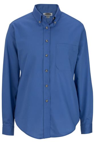 LADIES' LONG SLEEVE EASY CARE POPLIN SHIRT  image thumbnail
