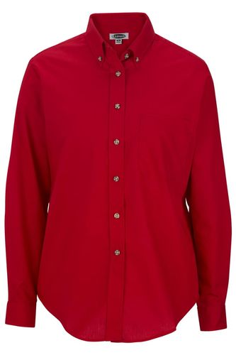 LADIES' LONG SLEEVE EASY CARE POPLIN SHIRT  image thumbnail