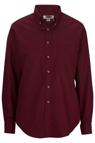 LADIES' LONG SLEEVE EASY CARE POPLIN SHIRT  image thumbnail