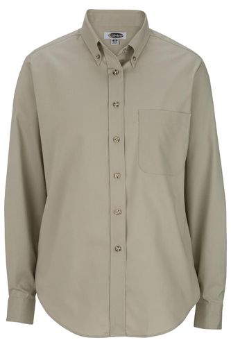 LADIES' LONG SLEEVE EASY CARE POPLIN SHIRT  image thumbnail
