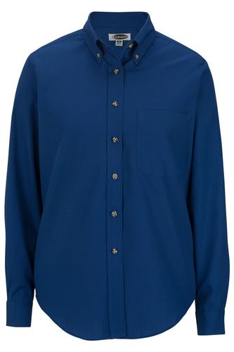 LADIES' LONG SLEEVE EASY CARE POPLIN SHIRT  image thumbnail