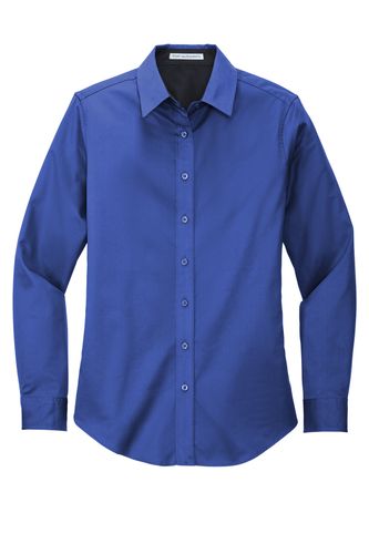 LADIES' LONG SLEEVE EASY CARE BLENDED TWILL image thumbnail