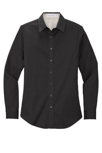 LADIES' LONG SLEEVE EASY CARE BLENDED TWILL image thumbnail