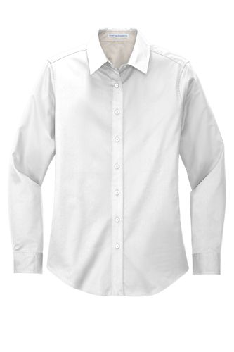 LADIES' LONG SLEEVE EASY CARE BLENDED TWILL image thumbnail