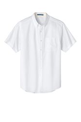 Image of MEN'S SHORT SLEEVE EASY CARE BLENDED TWILL