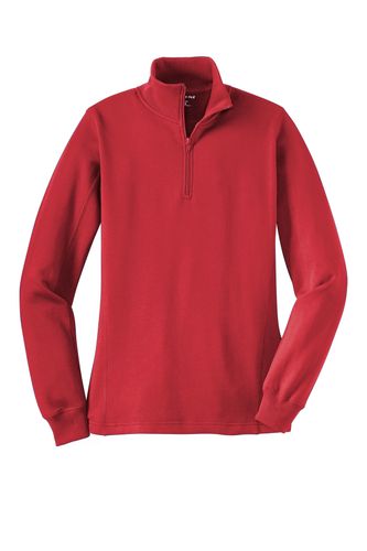LADIES' 1/4-ZIP SWEATSHIRT image thumbnail