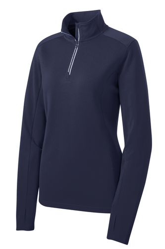 LADIES' TEXTURED 1/4-ZIP PULLOVER  image thumbnail