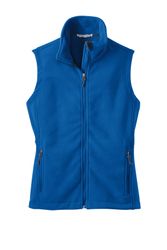 Image of LADIES' POLAR FLEECE FULL-ZIP VEST