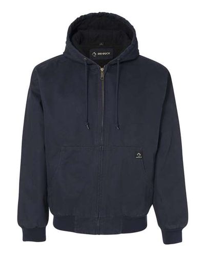 MEN'S DRI DUCK HOODED WORK JACKET image thumbnail