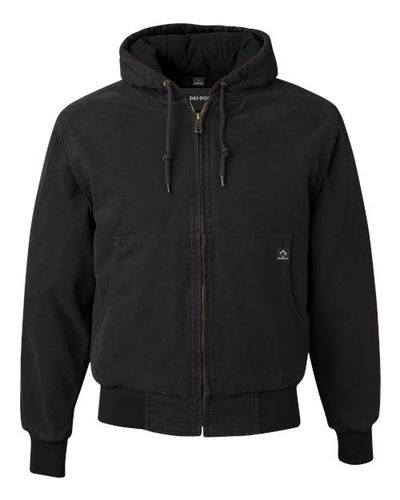 MEN'S DRI DUCK HOODED WORK JACKET image thumbnail