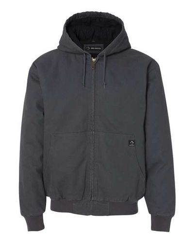MEN'S DRI DUCK HOODED WORK JACKET image thumbnail
