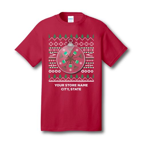 Holiday Custom Festive Ornament T-Shirt image thumbnail