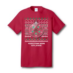 Image of Holiday Custom Festive Ornament T-Shirt