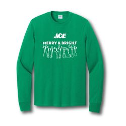 Image of Holiday Merry & Bright Long-Sleeve T-Shirt
