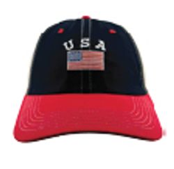 Image of USA Flag Mesh Cap