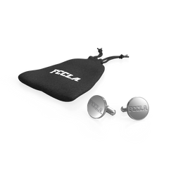 Image of Silver Cufflinks with Pouch