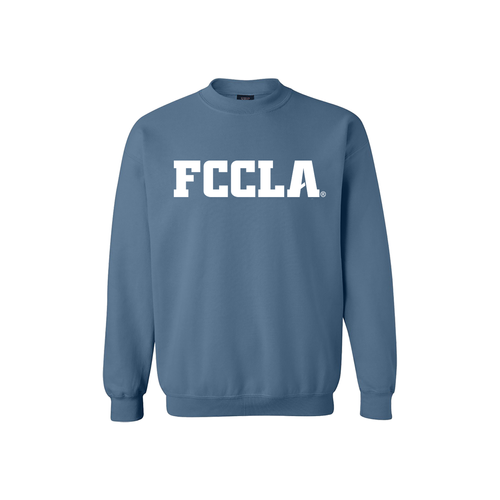 FCCLA Pewter Blue Crewneck  image thumbnail