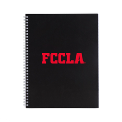 Image of Black 1-Subject Notebook