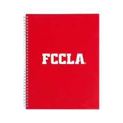 Image of Red 1-Subject Notebook