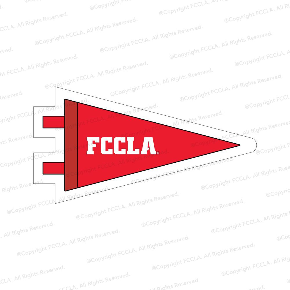 Pennant Flag Decal  primary image