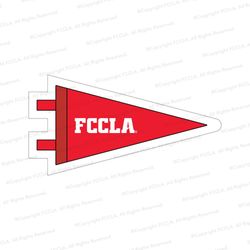 Image of Pennant Flag Decal 