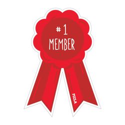 Image of #1 Member Decal