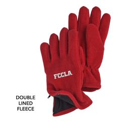 Image of Zippered Fleece Gloves