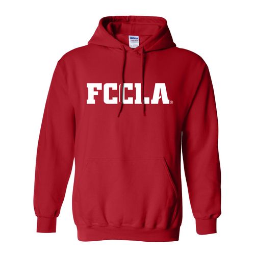 Red Pullover Hooded Sweatshirt image thumbnail