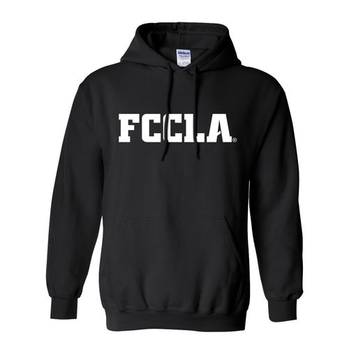 Black Pullover Hooded Sweatshirt image thumbnail