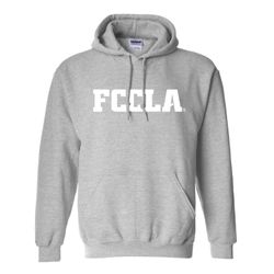 Image of Grey Pullover Hooded Sweatshirt