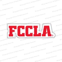 Image of FCCLA Logotype Domed Sticker