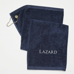Image of Golf Towel – Lazard logo