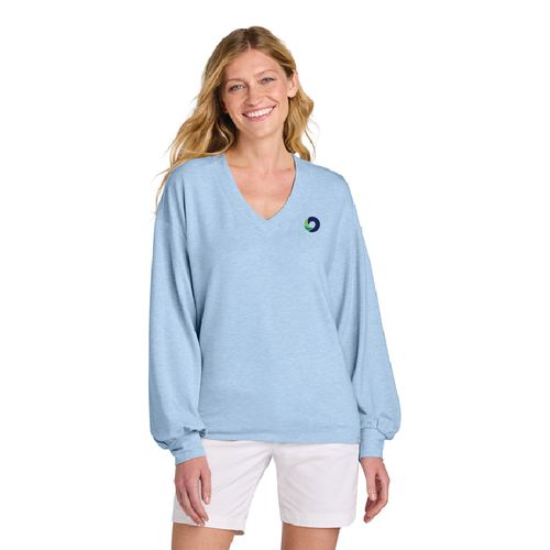 Travis Mathew Women’s Long Weekend V-Neck image thumbnail