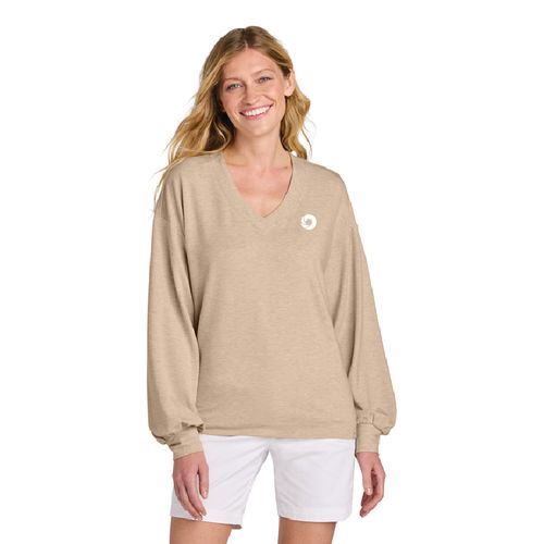 Travis Mathew Women’s Long Weekend V-Neck image thumbnail